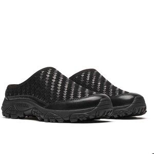Moab 2 Slide Leather Woven 1TRL (Black, size M5.5 / W7)